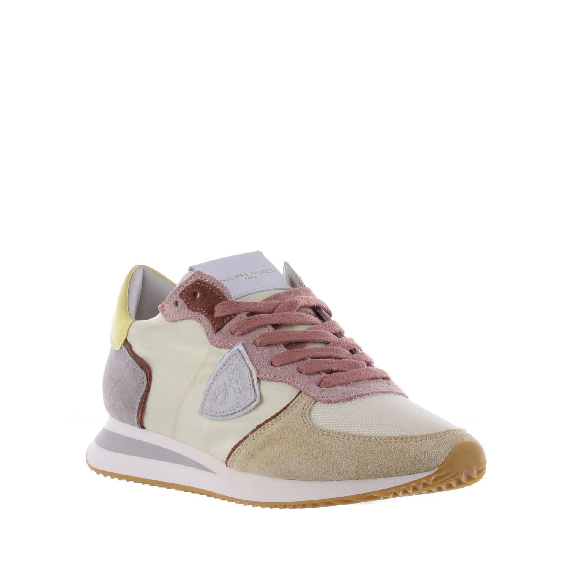 Sneaker tropez low in suede e nylon