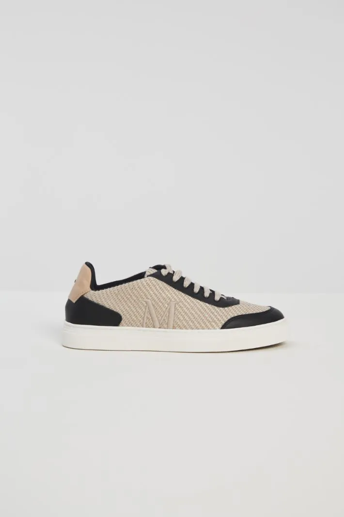 Sneakers in cordino di cotone