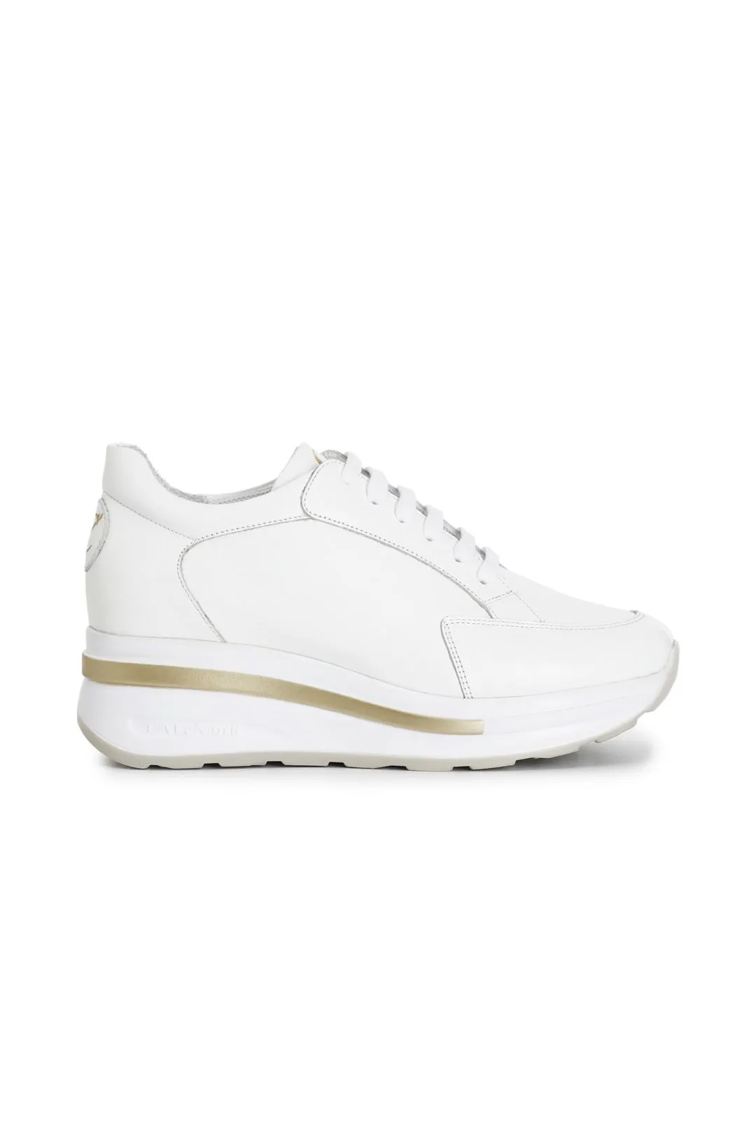sneakers in pelle bianco