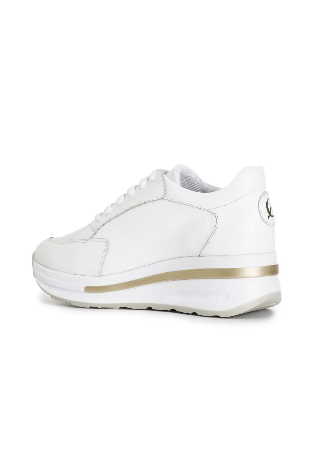 sneakers in pelle bianco