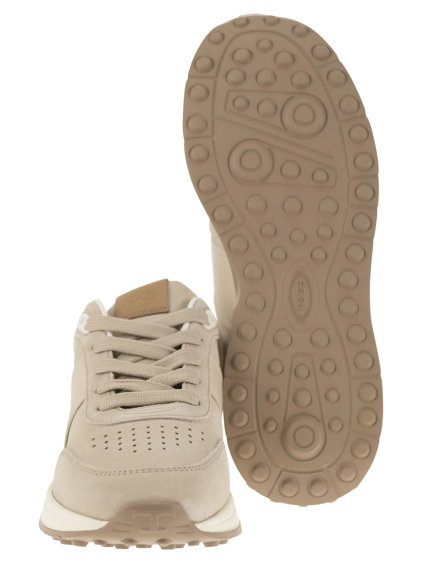 Sneakers in Pelle Scamosciata