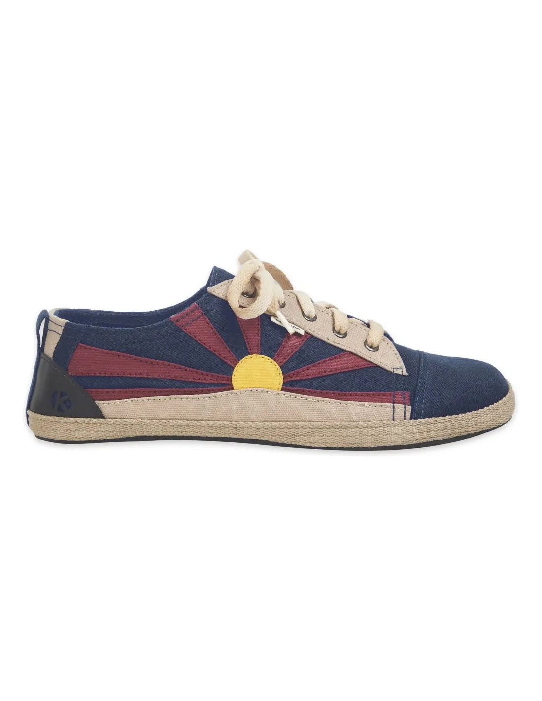 SNEAKERS UOMO IN CANAPA E COTONE BIO E SUOLA DI PNEUMATICI "TIBET"