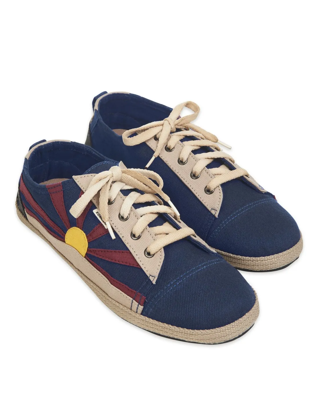 SNEAKERS UOMO IN CANAPA E COTONE BIO E SUOLA DI PNEUMATICI "TIBET"
