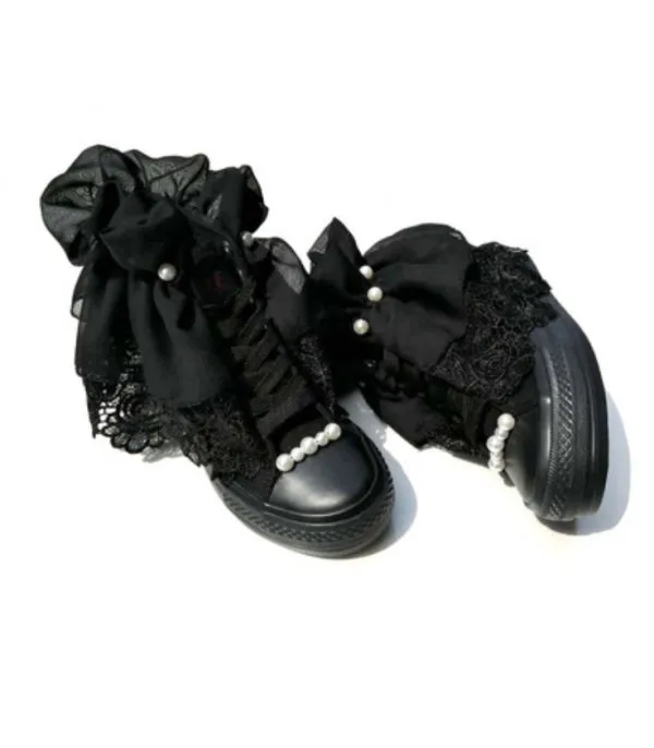 Sneakers wedding pearl