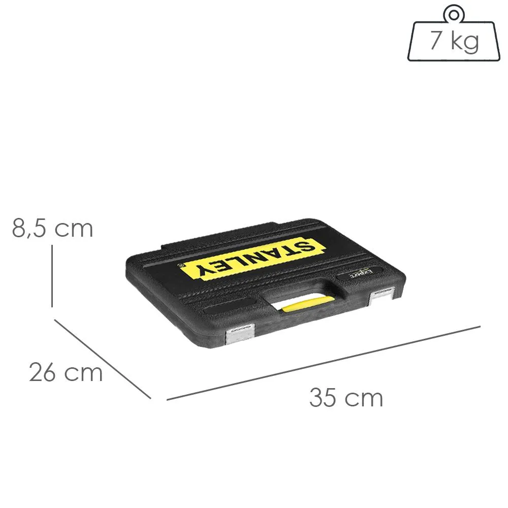 Stanley - Set 96 Chiavi a Bussola ed Accessori 
