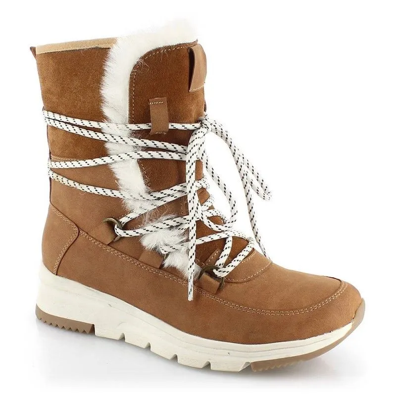 Stivali doposci da donna Kimberfeel Wanda (Beige)