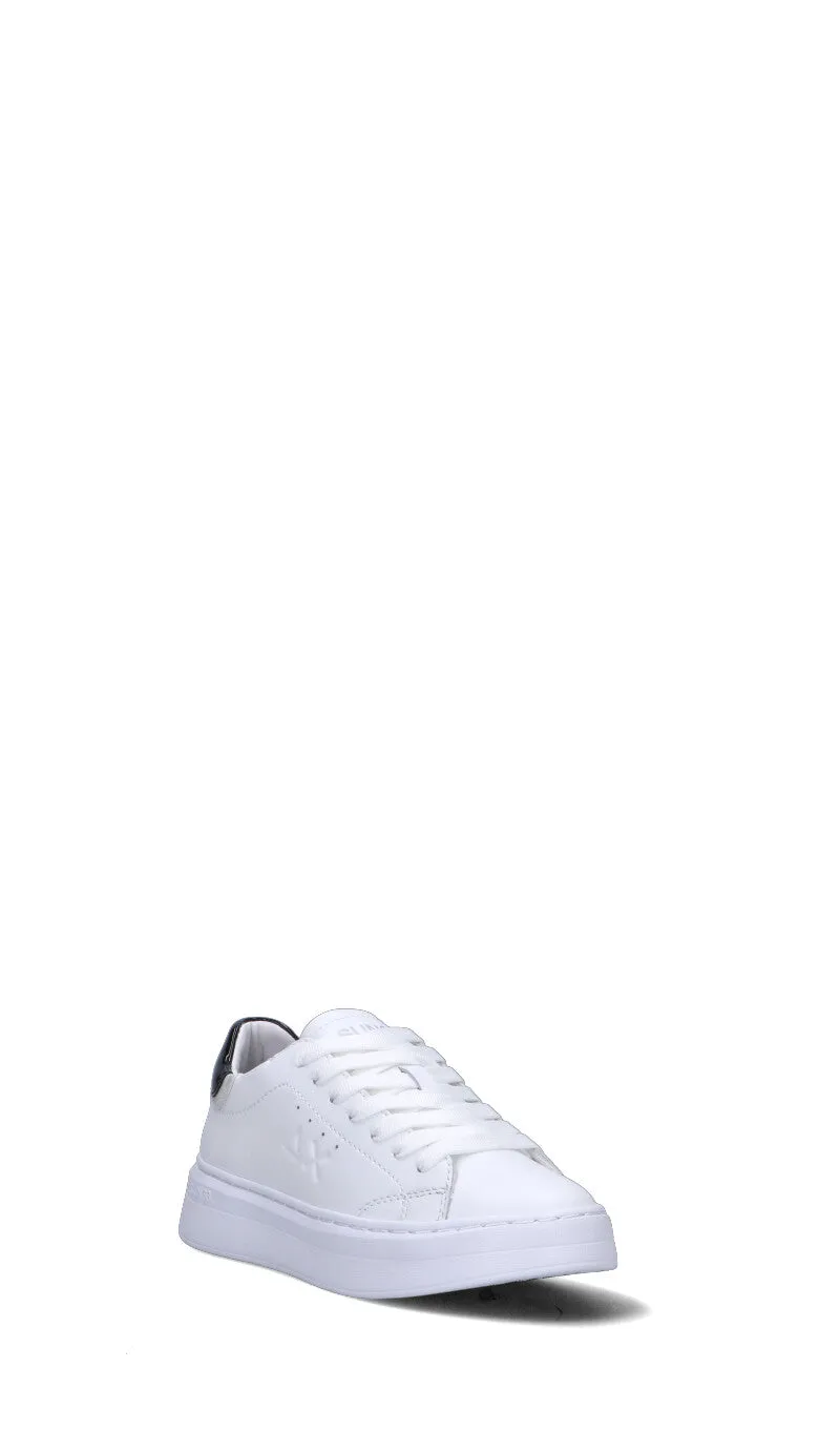 SUN68 Sneaker donna bianca/nera in pelle