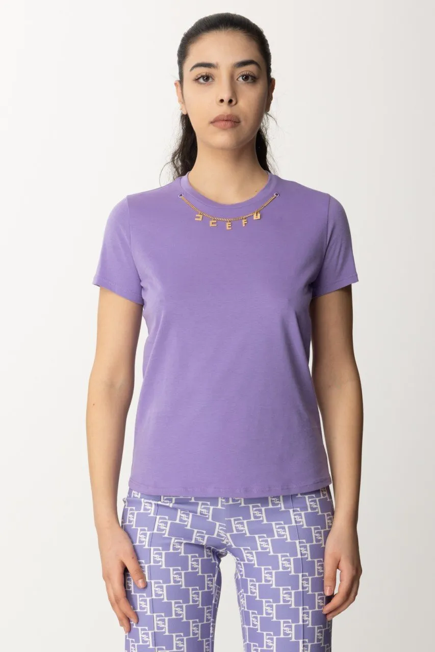 T-shirt con collana con charms IRIS