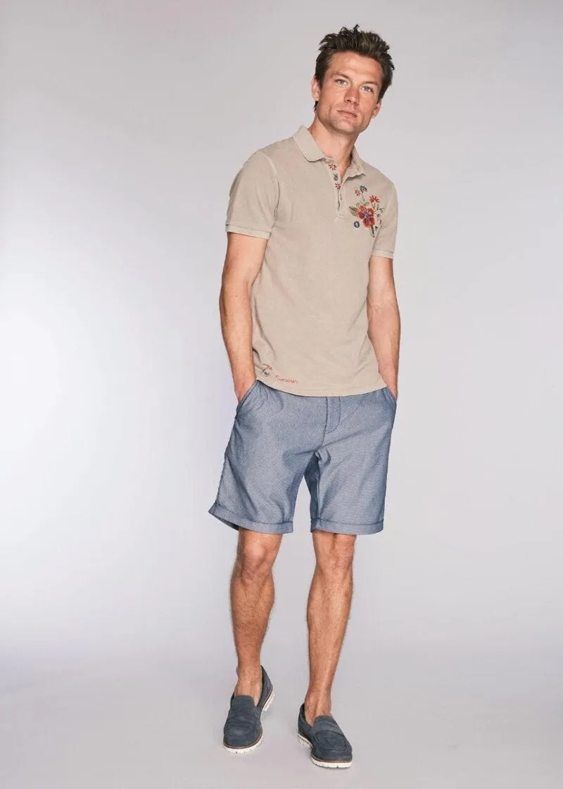 T-shirt Polo con Ricamo