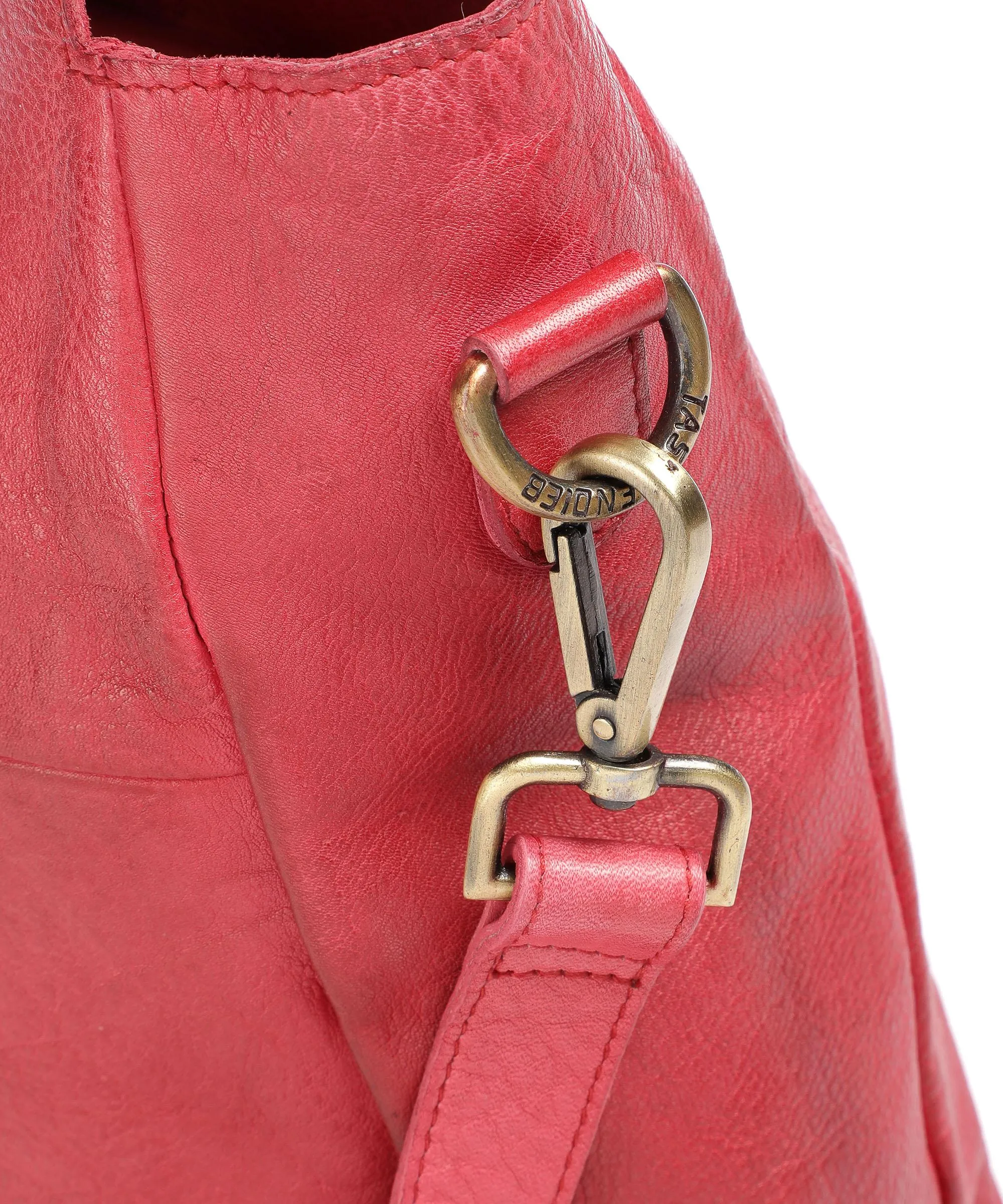  Taschendieb Wien Kohlmarkt 30 Borsa hobo pelle di vacchetta grana pink  