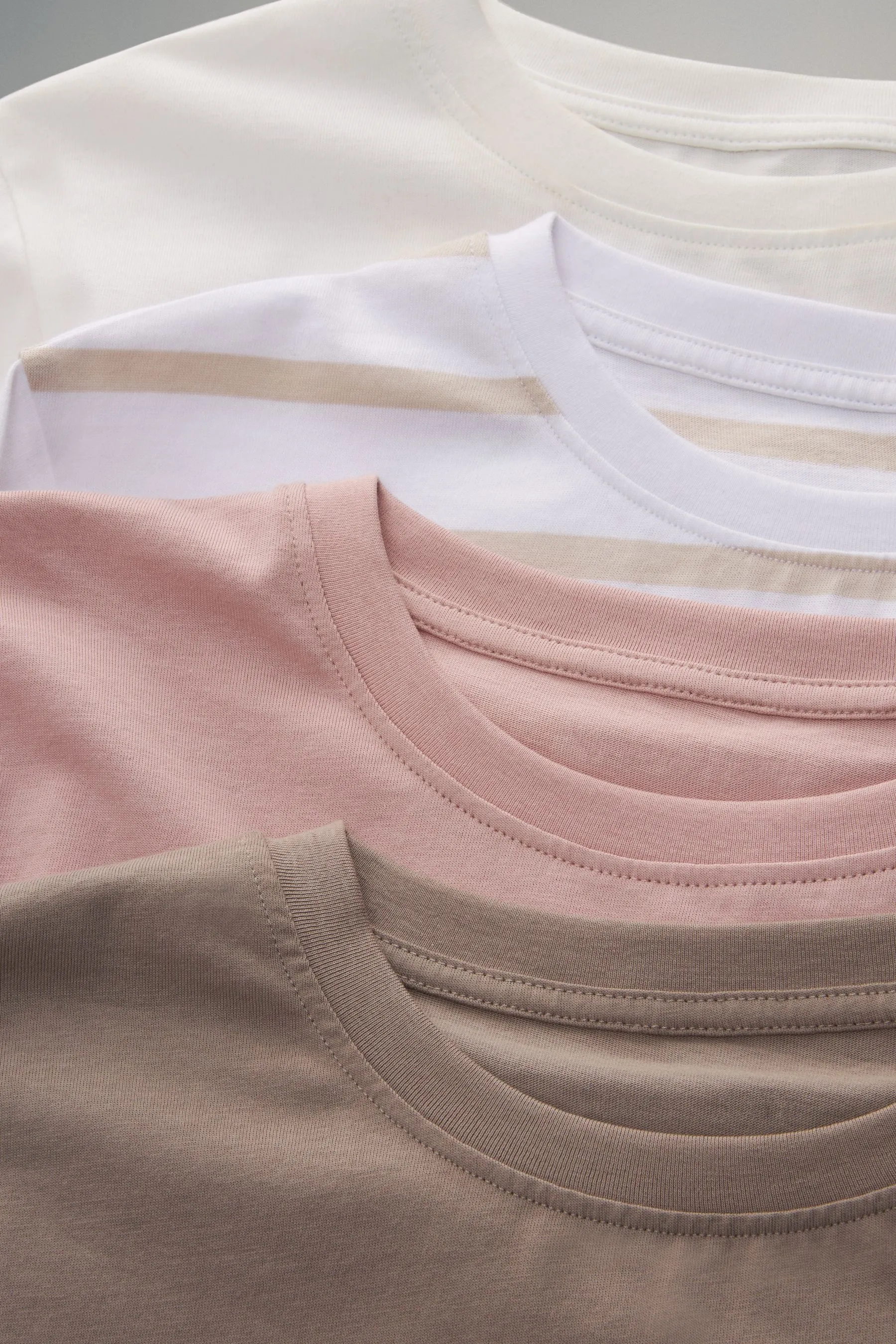 The Set - T-shirt da 4 Confezione con Manica corta