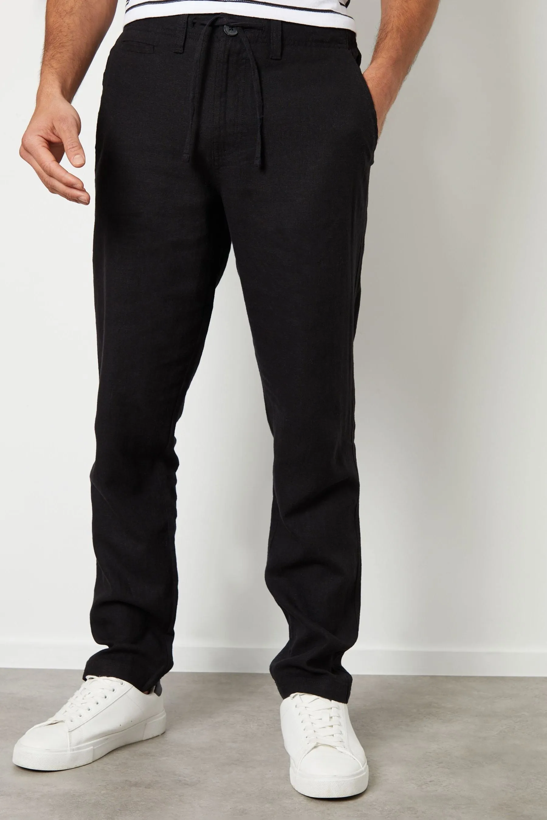 Threadbare - Blend Pantaloni in lino