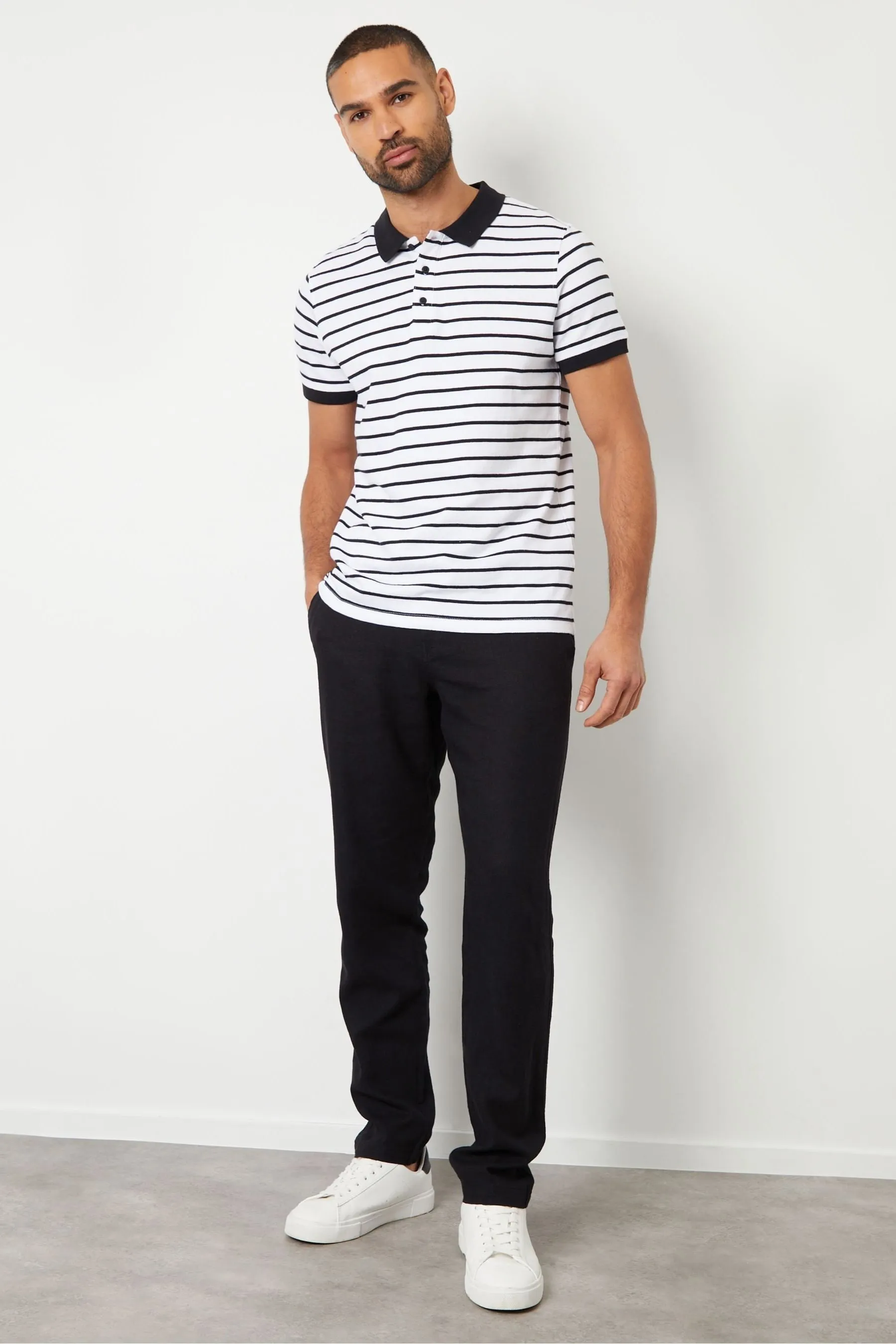 Threadbare - Blend Pantaloni in lino