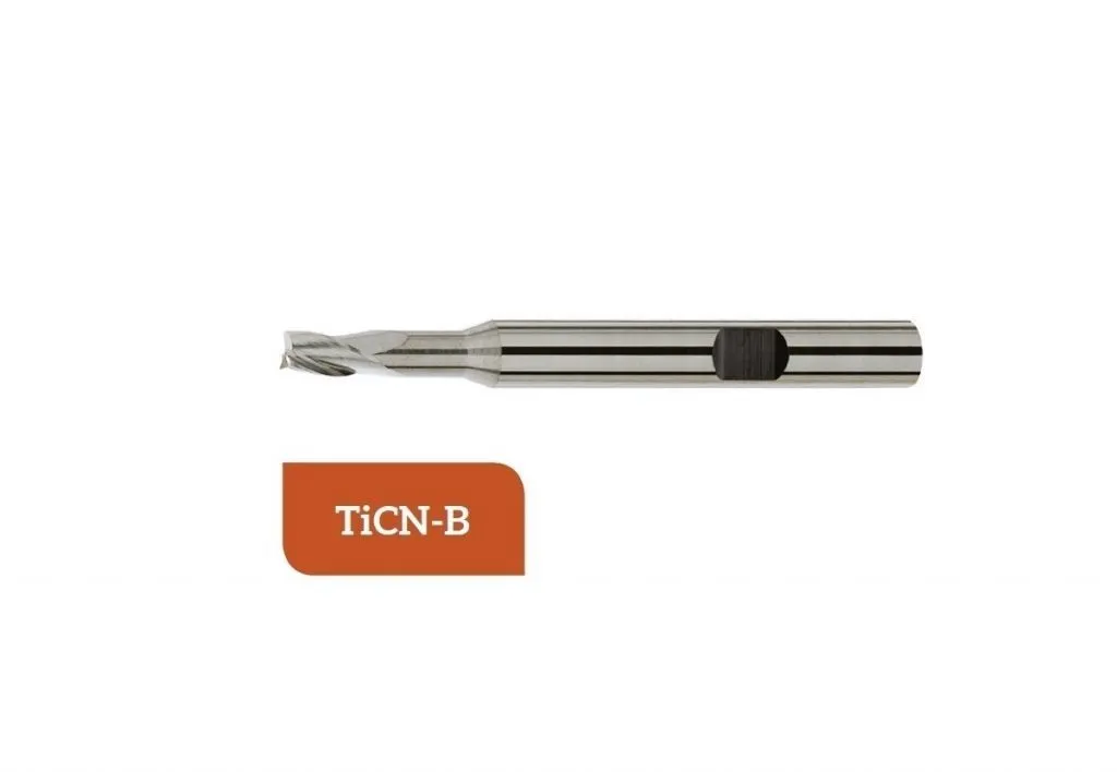 TM-3.3W-1000C Fresa elicoidale in metallo duro Ø10 a tre taglienti taglio al centro con gambo cilindrico DIN 6535 HB, rivestita 