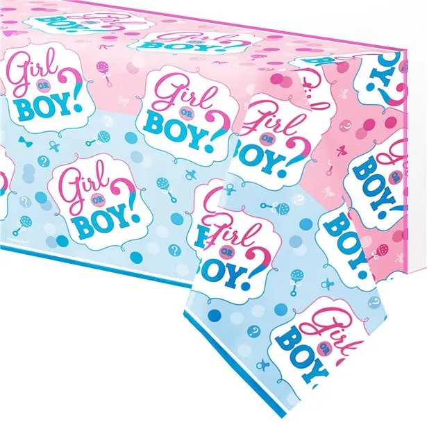 Tovaglia Reveal girl or boy 2,6 x 1,4 m