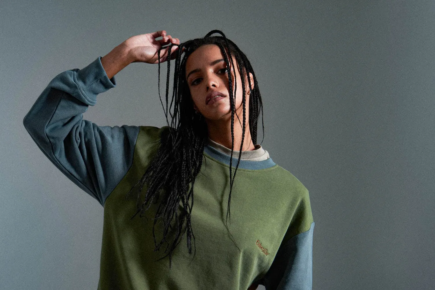 TRICOLOR CREWNECK
