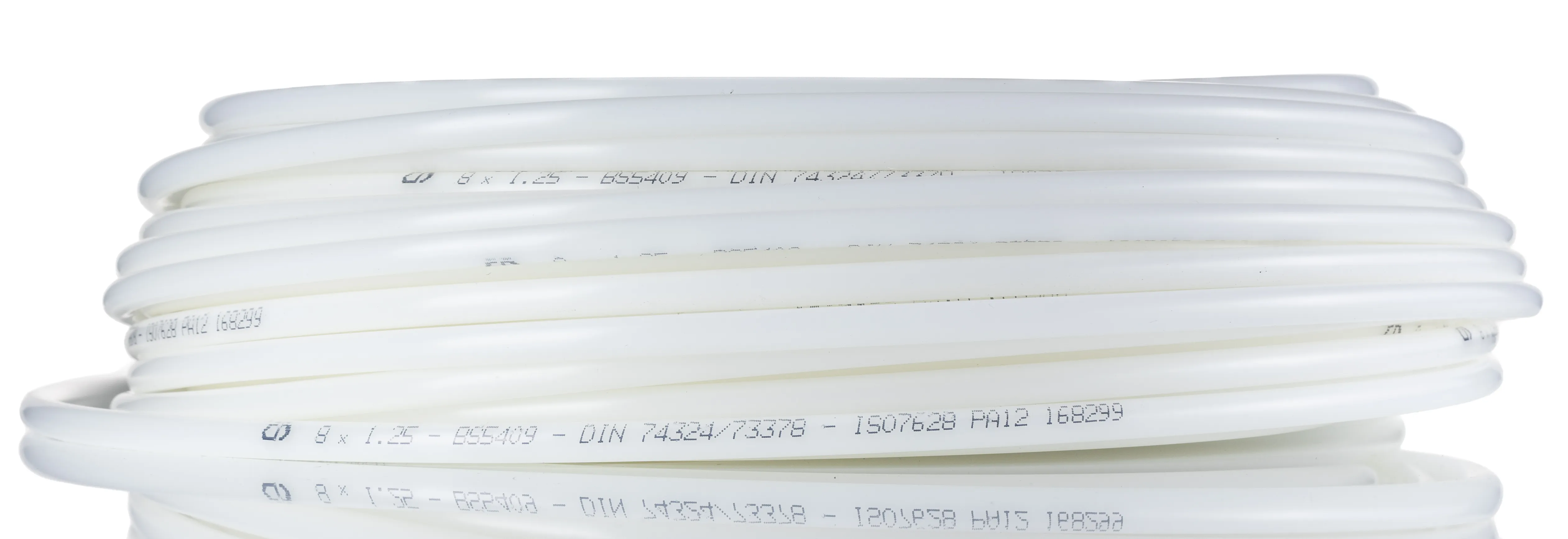 Tubo per aria compressa RS PRO in Nylon, Ø int. 5.5mm, Ø est. 8mm, lungh. 30m, col. Traslucido