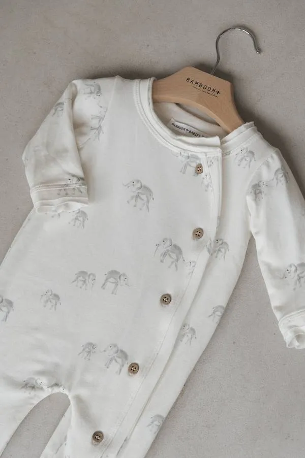 Tutina apertura laterale con piedi - ELEPHANTS 248