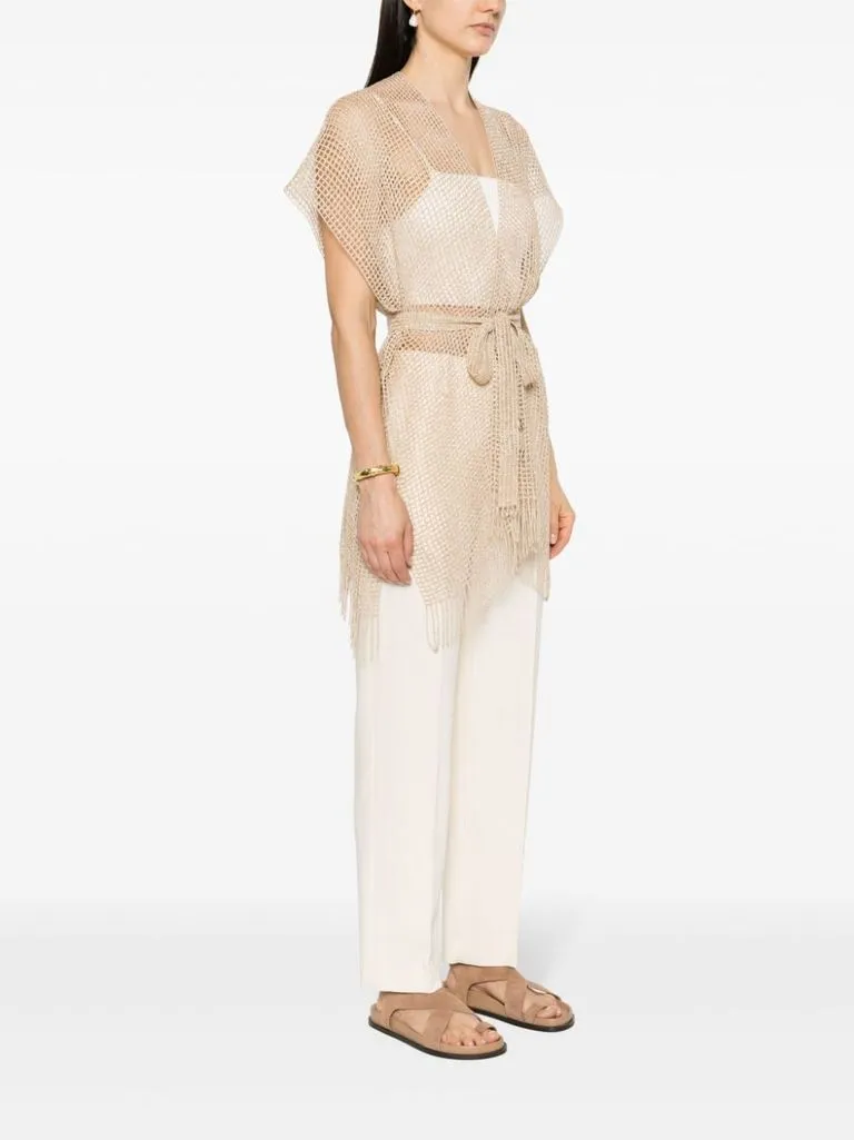 twinset Cardigan effetto lamé