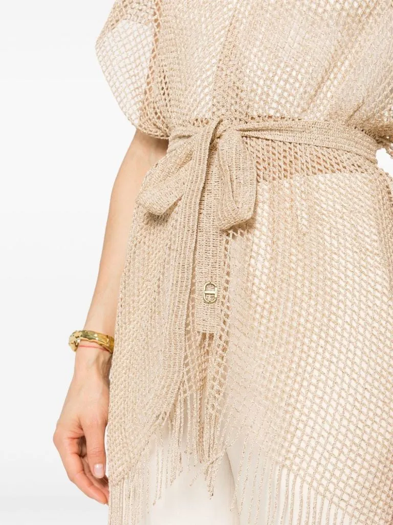 twinset Cardigan effetto lamé