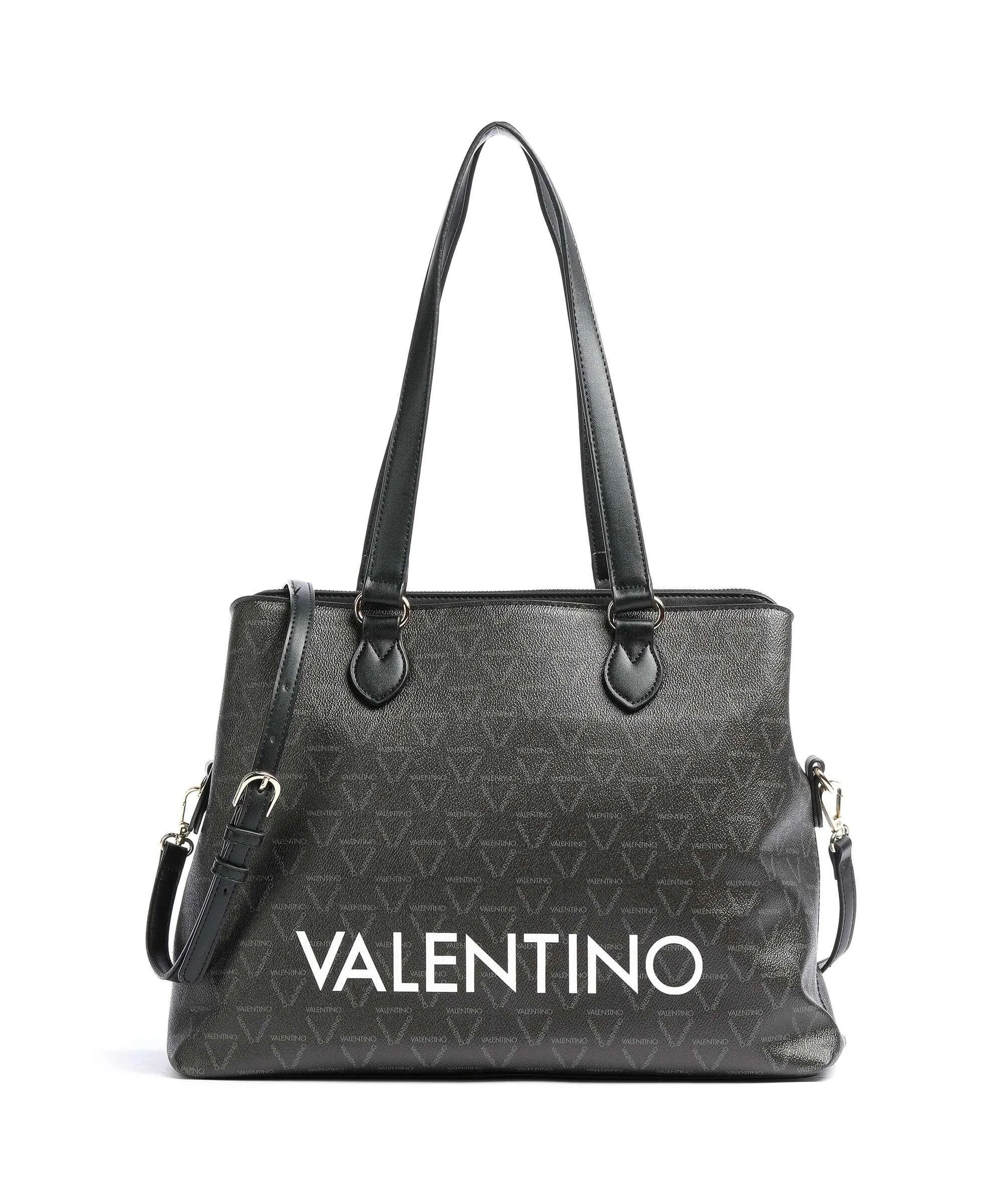  Valentino Bags Liuto Borsa shopper pelle sintetica antracite  