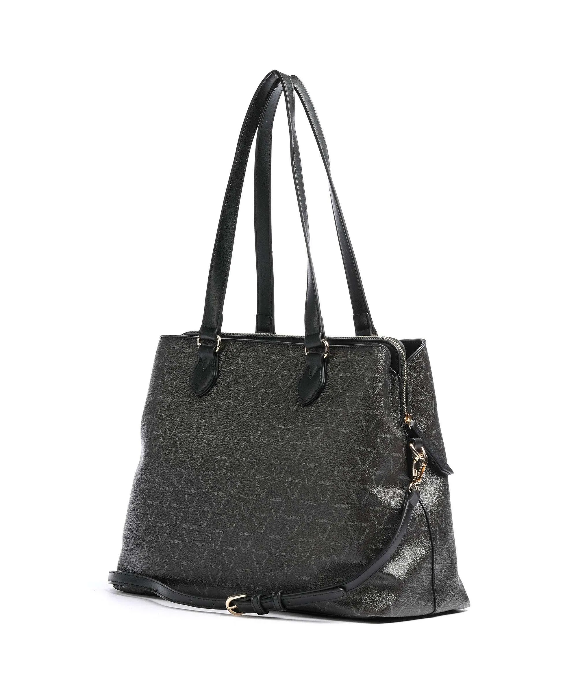 Valentino Bags Liuto Borsa shopper pelle sintetica antracite  
