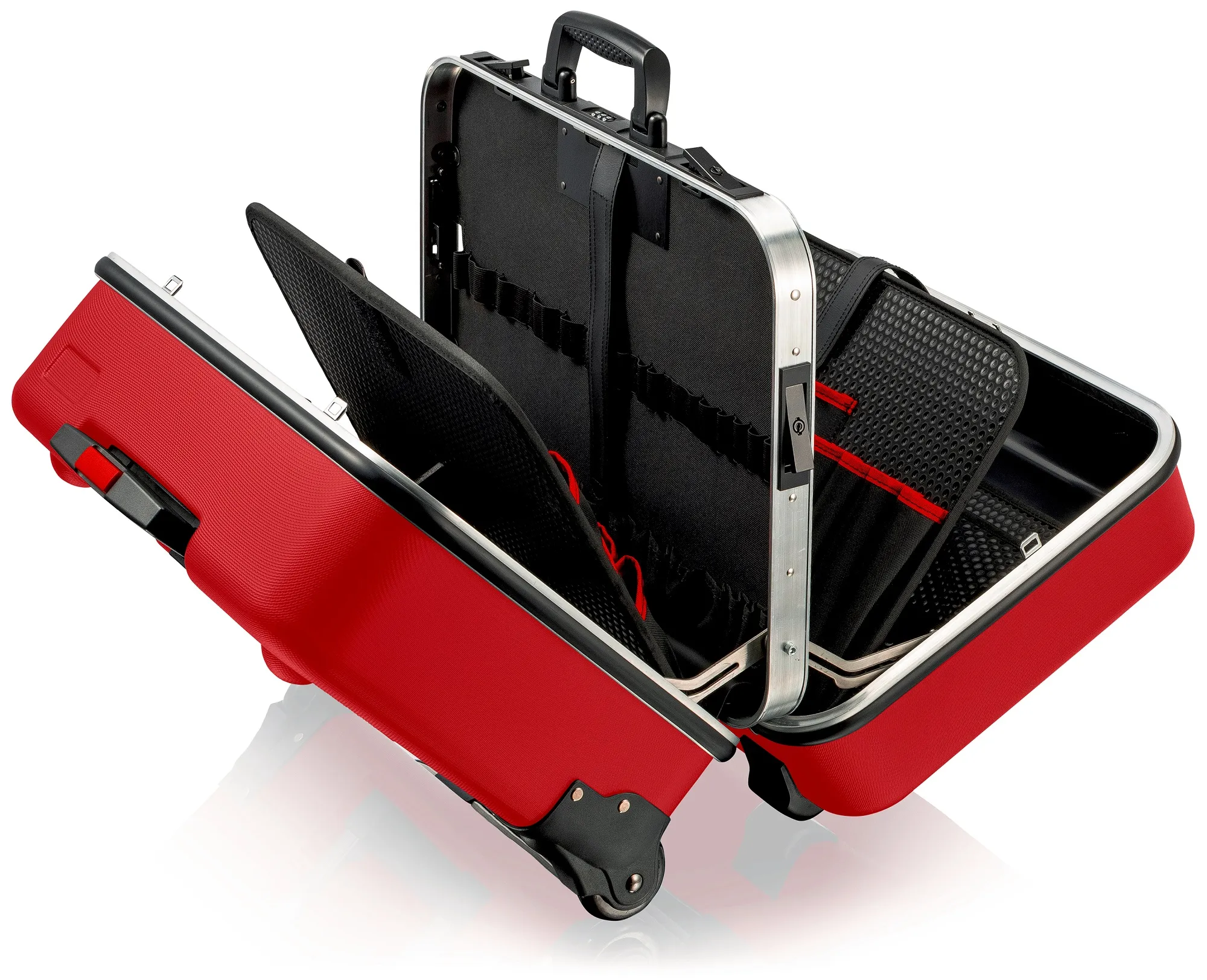 Valigetta porta attrezzi BIG Twin Move RED Knipex in ABS, Alluminio, 520 x 435 x 290mm