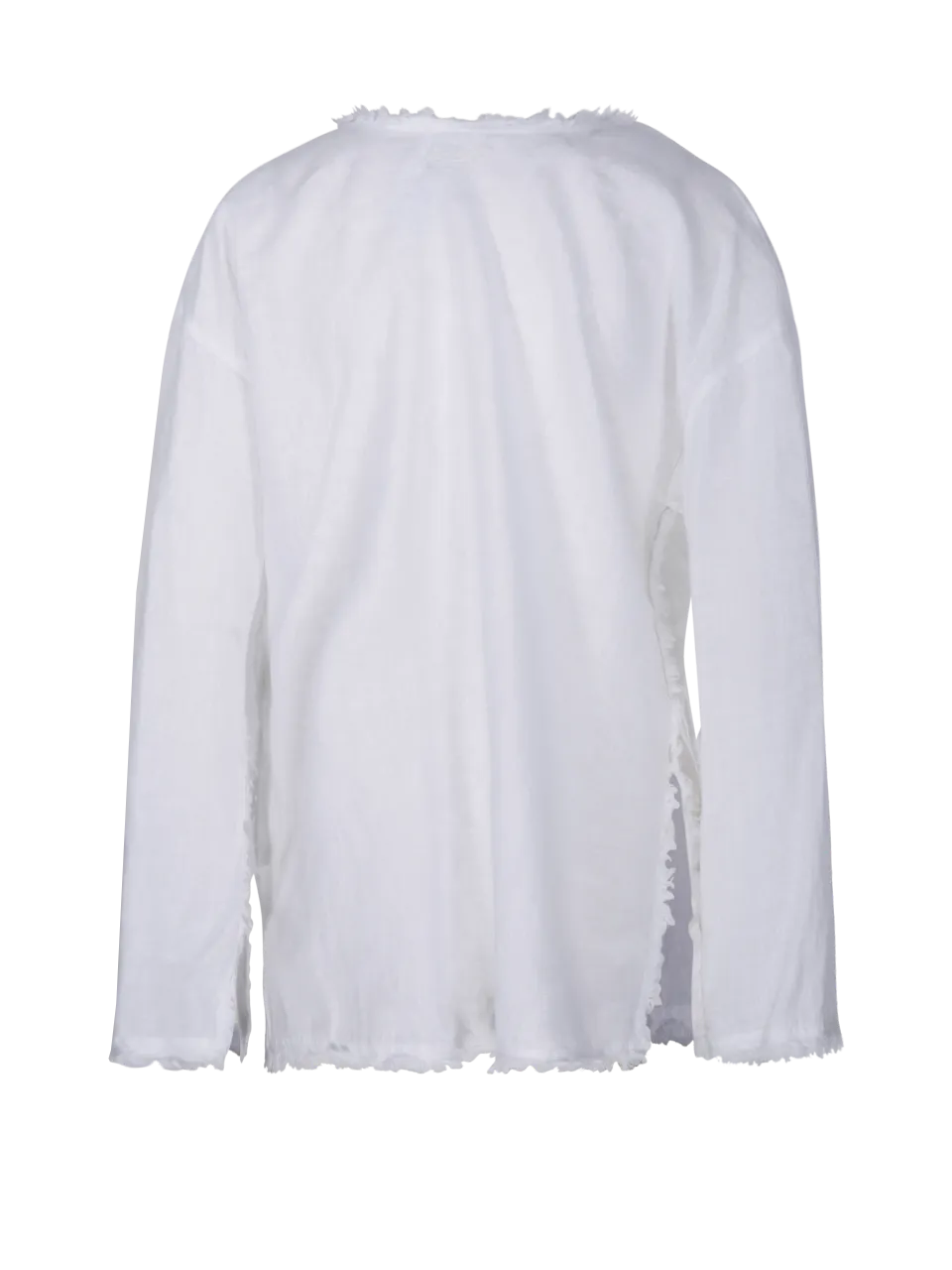 WOMAN PAROSH WHITE LINEN BEACH24 SHIRT