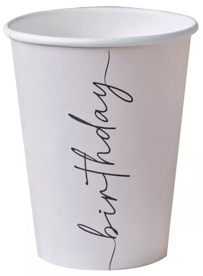 XX Eleganti Bicchieri Carta Nero Nude XXml