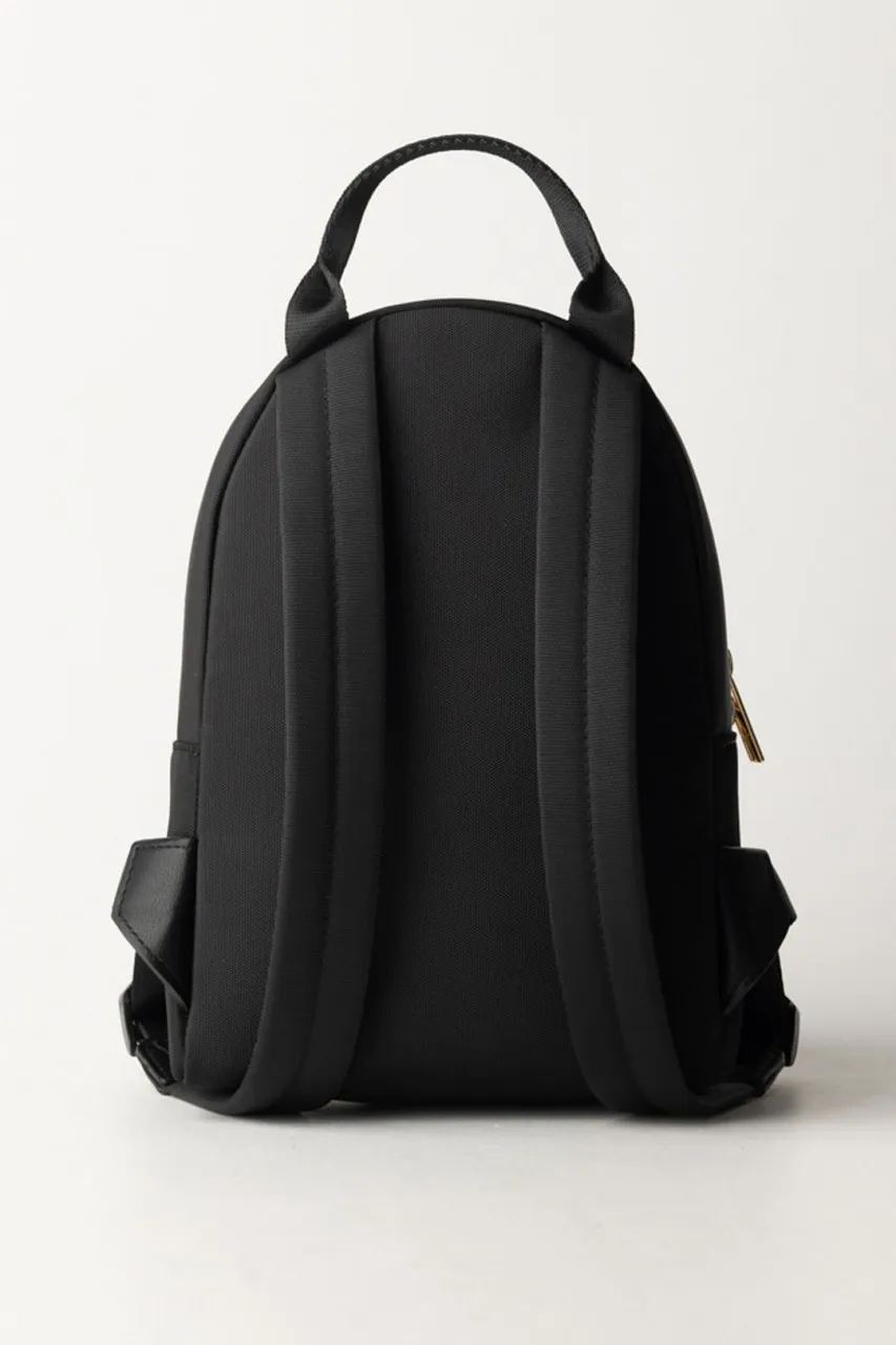 Zainetto in nylon con logo Black